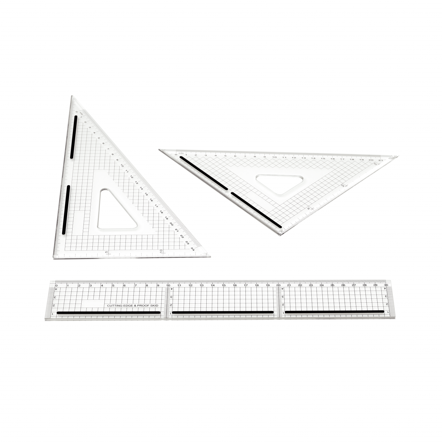 Non-Slipped Acrylic Ruler with Metal Edge – TEXMEN International Corp.